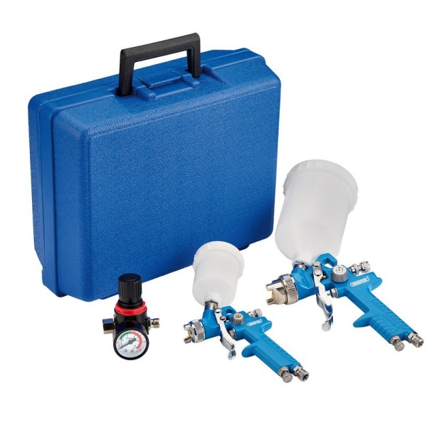 Draper HVLP Air Paint Spray Gun Kit (7 Piece) Draper HVLP Air Paint Spray Gun Kit (7 Piece)