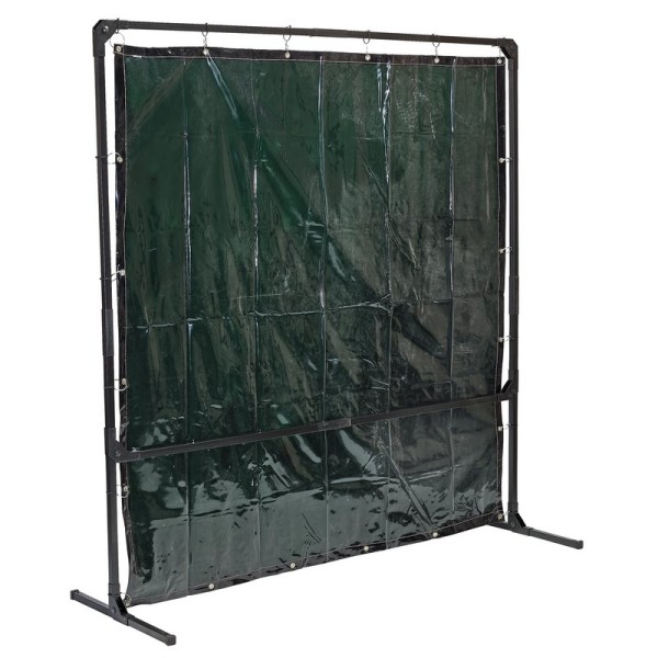 Draper Welding Curtain with Metal Frame 6 x 6' Draper Welding Curtain with Metal Frame 6 x 6'