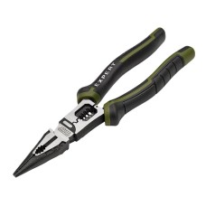 Draper EXPERT 'Trade Tough' Long Nose Pliers with Wire Stripper - 200mm