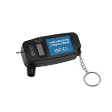 Draper Digital Tyre Pressure and Tread Depth Gauge (29939)
