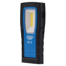 Draper EXPERT SMD/COB LED USB Rechargeable Ultra-Thin Inspection Light - 4W / 400 Lumens (USB-C Cable Supplied)