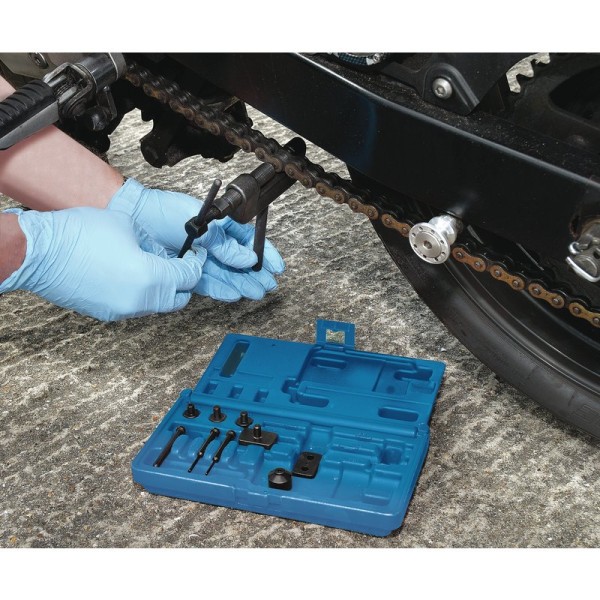 Draper EXPERT Motorcycle Chain Splitter and Riveter Kit Draper EXPERT Motorcycle Chain Splitter and Riveter Kit