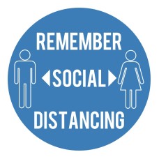 Draper Social Distancing Wall Sticker