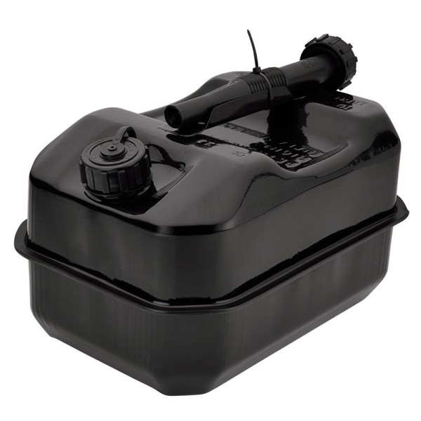 Draper Flat Steel Fuel Can - 10L (Black) Draper Flat Steel Fuel Can - 10L (Black)