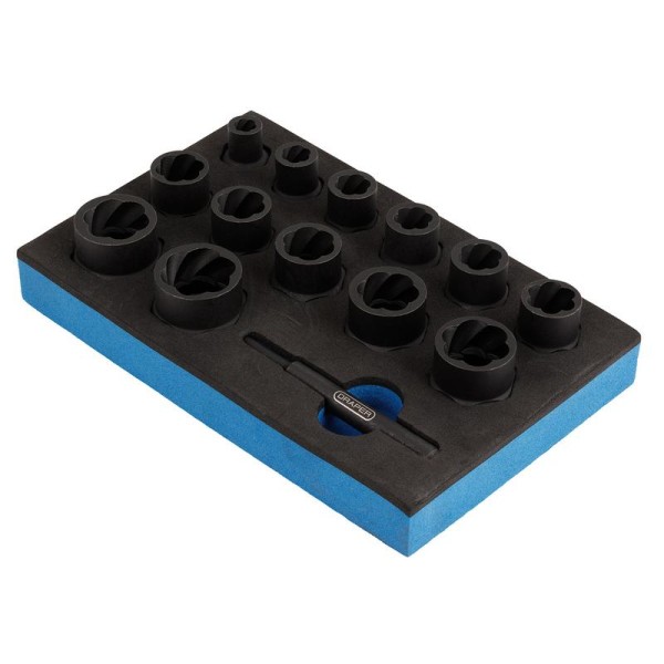 Draper Impact Nut and Bolt Remover Set (14 Piece) (31802) Draper Impact Nut and Bolt Remover Set (14 Piece) (31802)