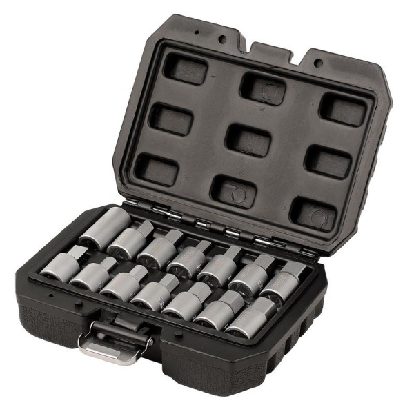 Draper Drain Plug Key Set, 3/8" Sq. Dr. (14 Piece) (31816) Draper Drain Plug Key Set, 3/8" Sq. Dr. (14 Piece) (31816)