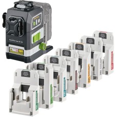 Laserliner 036.380-1 PowerPlane-Laser 3G Multi-18V Set Three-Dimensional Green Laser (32168)