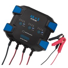 Draper 3 Bank 6/12V Smart Charger 12A (3x4A)
