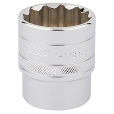 Draper EXPERT 1/2" Sq. Dr. Hi-Torq® 12 Point Socket (1.1/8")