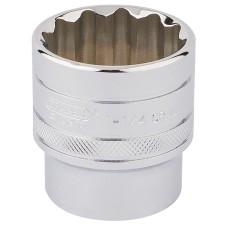 Draper EXPERT 1/2" Sq. Dr. Hi-Torq® 12 Point Socket (1.1/4")