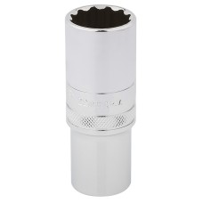 Draper EXPERT 1/2" Sq. Dr. Hi-Torq® 12 Point Deep Socket (22mm)