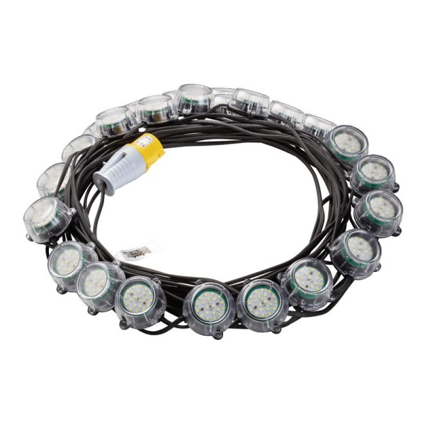 Defender Power & Light E89355 120W Heavy Duty LED Encapsulated Festoon String Lights - 50m Defender Power & Light E89355 120W Heavy Duty LED Encapsulated Festoon String Lights - 50m
