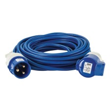 Defender E85237 230V Arctic Extension Lead, Blue, 2.5mm², 32