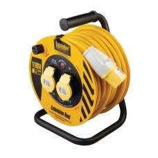 Defender E86450 110V Industrial Cable Reel, 1.5mm², 16A, 25m (35092)
