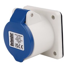 Defender E884200 230V Panel Socket - 16A