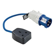 Defender E85300 230V Fly Lead Converter 16A - 13A (35154)