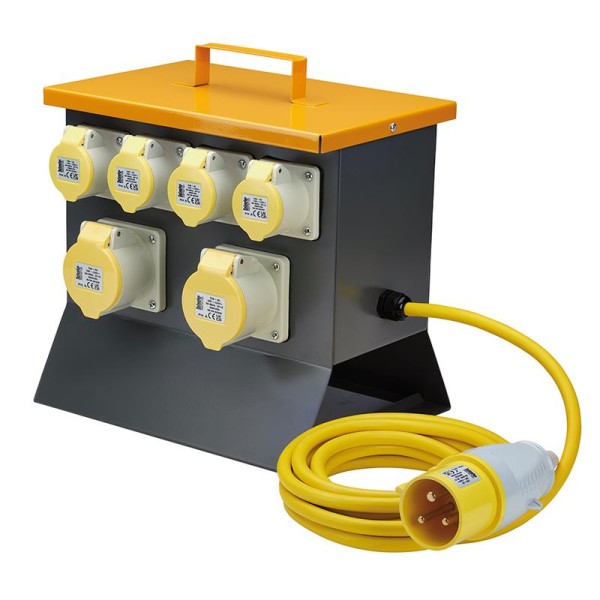 Defender E13125 110V Splitter (MCB) 4 x 16A/ 2 x 32A Defender E13125 110V Splitter (MCB) 4 x 16A/ 2 x 32A