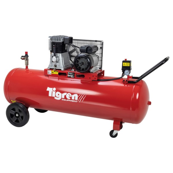 TIGREN 200ltr 3hp Belt-Driven Compressor (04394S) TIGREN 200ltr 3hp Belt-Driven Compressor (04394S)