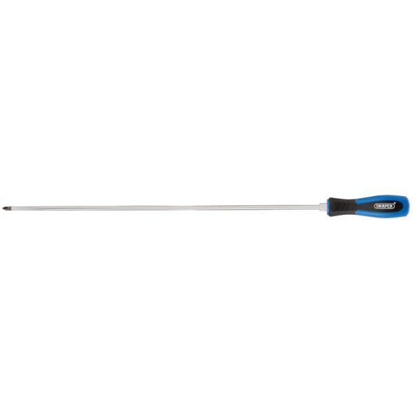 Draper Pound Thru' Cross Slot Screwdriver No.2 X 450mm Draper Pound Thru' Cross Slot Screwdriver No.2 X 450mm