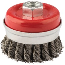 Draper 60mm x M14 Twist Knot Wire Cup Brush