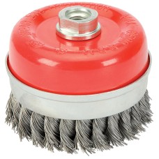 Draper 80mm x M14 Twist Knot Wire Cup Brush