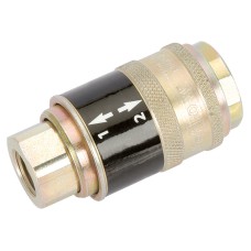 Draper 1/4" BSP Female Parallel' Safeflow' Air Line Coupling (Sold Loose)