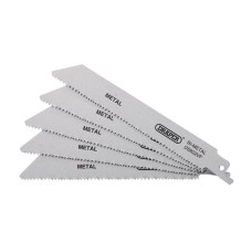 Draper Bi-Metal Reciprocating Saw Blades for Metal 150mm 10-14tpi (Pack Of 5) Draper Bi-Metal Reciprocating Saw Blades for Metal 150mm 10-14tpi (Pack Of 5)