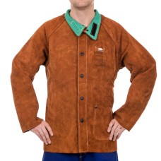 SWP Weldas Lava Brown Class 2 Full Leather Jacket - Large