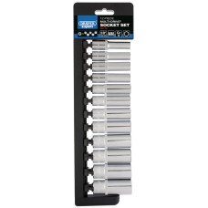 Draper EXPERT 3/8" Sq. Dr. Multi-drive® Deep Socket Set (12 Piece)