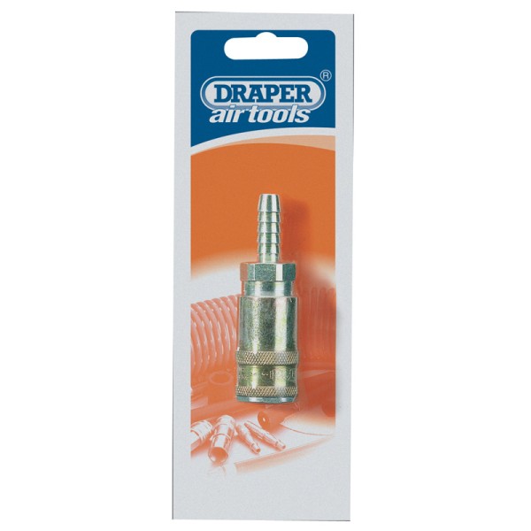 Draper 5/16" Bore Vertex Air Line Coupling with Tailpiece Draper 5/16" Bore Vertex Air Line Coupling with Tailpiece