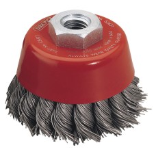 Draper EXPERT 60mm x M14 Twist Knot Wire Cup Brush