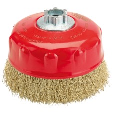 Draper EXPERT 80mm x M14 Twist Knot Wire Cup Brush