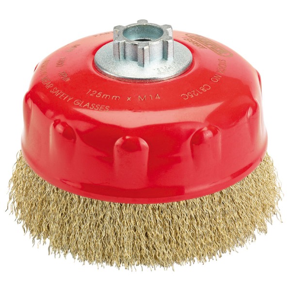 Draper EXPERT 80mm x M14 Twist Knot Wire Cup Brush Draper EXPERT 80mm x M14 Twist Knot Wire Cup Brush
