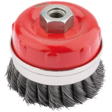 Draper EXPERT 100mm x M14 Twist Knot Wire Cup Brush