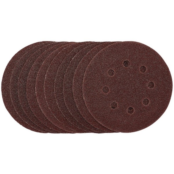Draper 40 Grit Sanding Disc 125mm - Hook & Loop (Pack of 10) Draper 40 Grit Sanding Disc 125mm - Hook & Loop (Pack of 10)