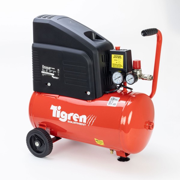 TIGREN DD 2hp 24ltr Direct Drive Compressor w/ Kit (04397S) TIGREN DD 2hp 24ltr Direct Drive Compressor w/ Kit (04397S)