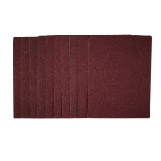 Draper 1/4 Sanding Sheets 115 x 150mm - 40 Grit (Pack of 10)