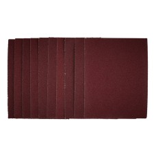 Draper 1/4 Sanding Sheets 115 x 150mm - 80 Grit (Pack of 10)