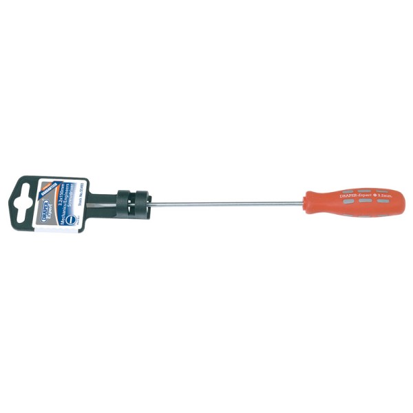 Draper EXPERT 3.2mm X 150mm Plain Slot Parallel Tip Mechanics Screwdriver Draper EXPERT 3.2mm X 150mm Plain Slot Parallel Tip Mechanics Screwdriver