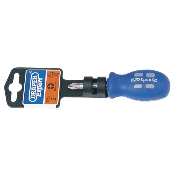 Draper EXPERT Cross Slot Mechanics Screwdriver (No 2 X 38mm) Draper EXPERT Cross Slot Mechanics Screwdriver (No 2 X 38mm)