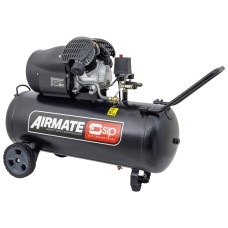 SIP DDVT 3HP 100ltr V-Twin Direct Drive Compressor (06455S)