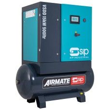 SIP VSDD 15kW 8bar 500ltr Screw Compressor (08263S)