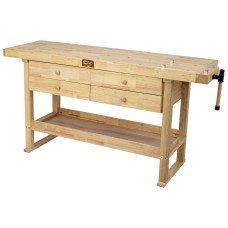 SIP Professional Hardwood 4-Drawer Workbench (01460S)