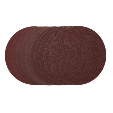 Draper 150mm Sanding Discs PSA - Assorted Grit (Pack of 10)