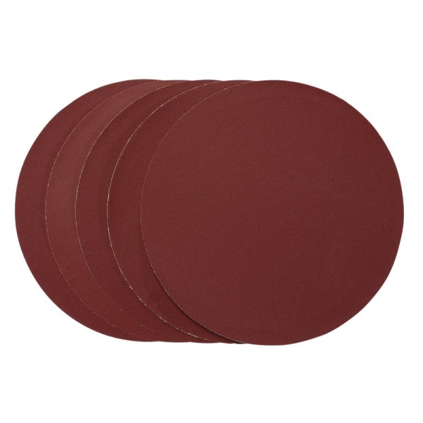 Draper 200mm Sanding Discs PSA - 240 Grit (Pack of 5) Draper 200mm Sanding Discs PSA - 240 Grit (Pack of 5)