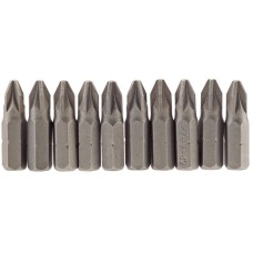 Draper No.2 1/4" Hex Pz Type Insert Bit 25mm Long X 10