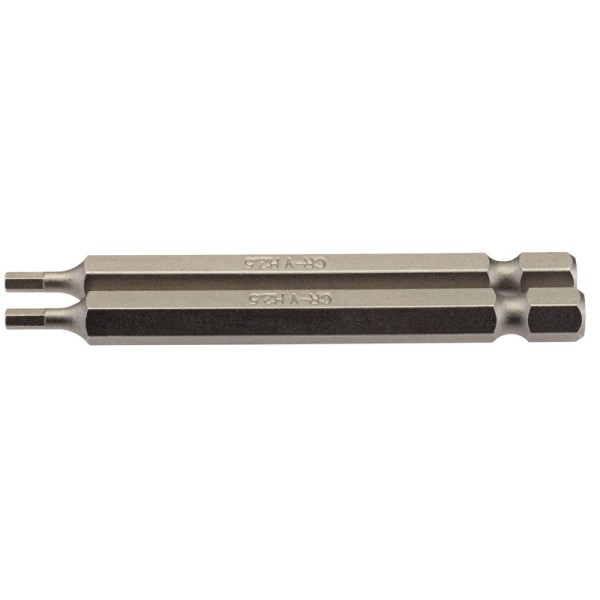 Draper 2.5mm 1/4" Hex Hexagonal Insert Bit 75mm Long X 2 Draper 2.5mm 1/4" Hex Hexagonal Insert Bit 75mm Long X 2