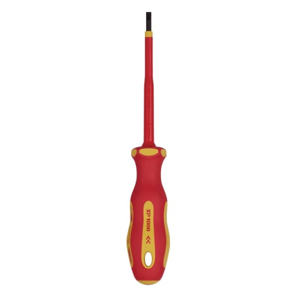 Draper EXPERT XP1000 VDE Plain Slot Screwdriver 4.0 x 100mm Draper EXPERT XP1000 VDE Plain Slot Screwdriver 4.0 x 100mm