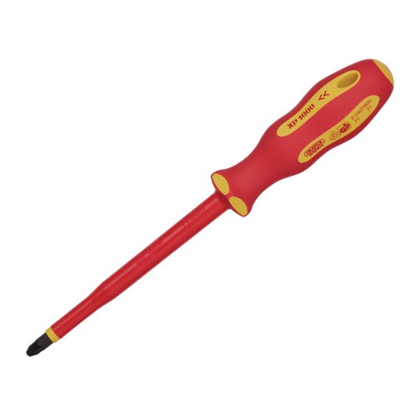 Draper EXPERT XP1000 VDE PZ Type Screwdriver No.3 x 150mm Draper EXPERT XP1000 VDE PZ Type Screwdriver No.3 x 150mm