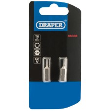 Draper T6 1/4" Hex Draper Tx-star® Insert Bit 25mm Long X 2